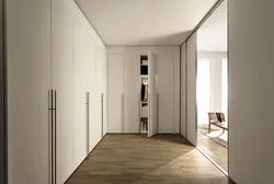 Wardrobe Design For The Hallway With Hinged Doors In A Modern Style