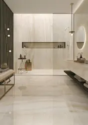 Porcelain stoneware 1200x600 bathroom design