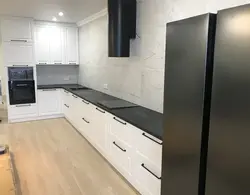 Кухня без верхних шкафов дизайн 2023