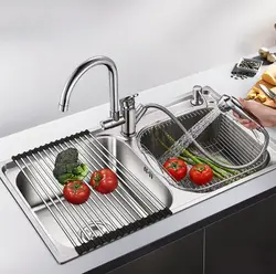 Раковины для кухни с сушилкой фото