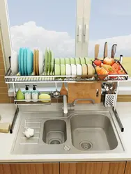 Kitchen sinks with dryer photo