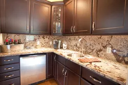 Combination Of Countertop And Apron In The Kitchen Photo In The Interior