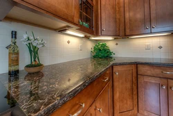 Combination Of Countertop And Apron In The Kitchen Photo In The Interior