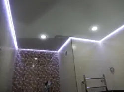 Парящий потолок в ванне фото