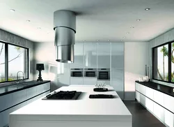 Kitchens With Chimney Hood Photo Design