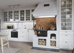 Modern kitchens with stove photo