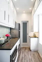 Elongated kitchen design 8 m