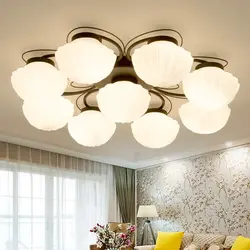 Ceiling chandelier for the living room inexpensive photo