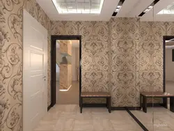 Müxtəlif divar kağızları foto ilə koridor