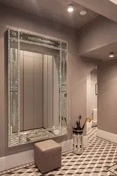 Large Mirror In The Hallway On The Entire Wall Photo