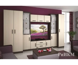 Living room furniture with wardrobe photo