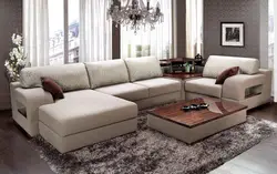 Upholstered furniture for the living room in a modern style photo