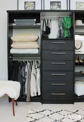 Chests of drawers wardrobes in the bedroom interior photo