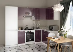 Color scheme of kitchen sets for a small kitchen photo