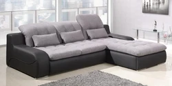 Modern corner sofa with sleeping place photo