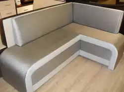 Угловой диван для кухни с ящиками фото