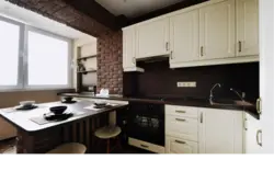 Kitchen Design With A Dark Apron And Dark Countertop Photo