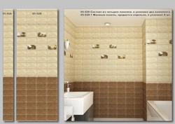 Bathroom tile size photo