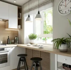 Small kitchen design in modern style 2023