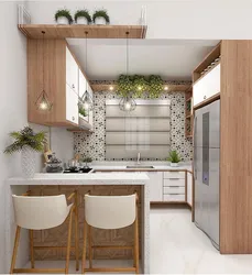 Дизайн маленькой кухни в современном стиле 2023