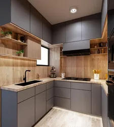 Small kitchen design in modern style 2023