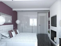 Bedroom design 28 sq m