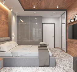 Bedroom design 28 sq m