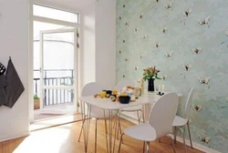 Kitchen design wallpaper plain