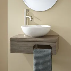 Bath Cabinet With Countertop Sink Photo