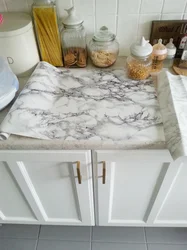 Филм барои countertops дар ошхона акс