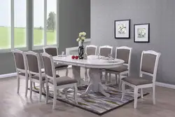 Фото столы и стулья для кухни обеденные