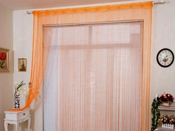 Curtain like a mesh for the kitchen photo