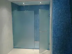 Ваннаға арналған фотосурет үшін шыны душ экрандары