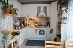 Scandinavian Style In The Interior Of A Kitchen In Khrushchev