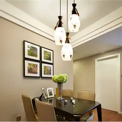 Sconce for the kitchen on the wall above the table photo