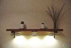 Sconce for the kitchen on the wall above the table photo