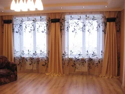 Curtain Design For A Large Window In The Living Room