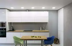 Kitchen Design Straight 3 Meters To The Ceiling