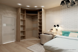 Small Bedroom Design With Corner Wardrobe