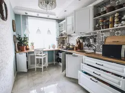 Kitchen interior 2 by 5 photo