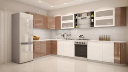 Mocha color kitchen design