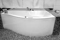 Жартылай шеңберлі ванна фотосуреті бар ванна