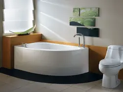 Жартылай шеңберлі ванна фотосуреті бар ванна