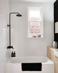 Custom bathtub in the interior