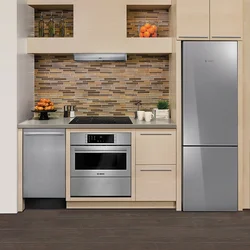 Placement Of A Refrigerator In The Kitchen Photo