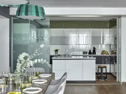 Glass Wall In The Kitchen Photo