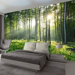 Спальни дизайн как в лесу