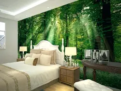Bedroom design like in the forest