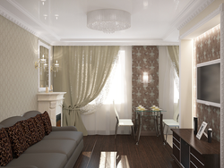 Interior In Brezhnevka In The Living Room Photo