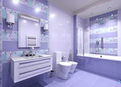 Lavender bathroom design